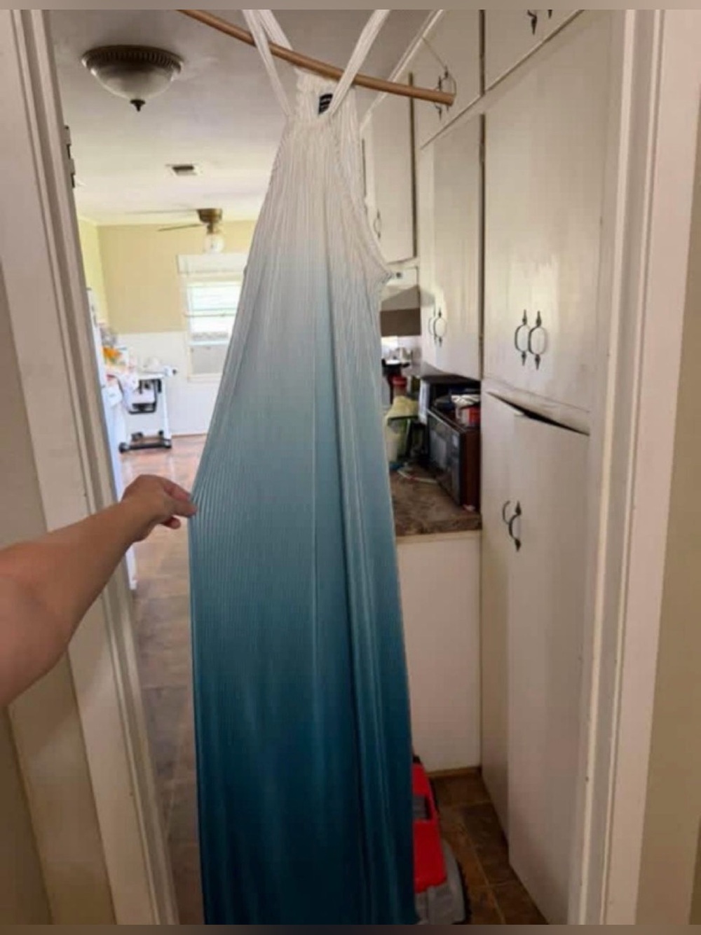 Ombré Blue Maxi Dress